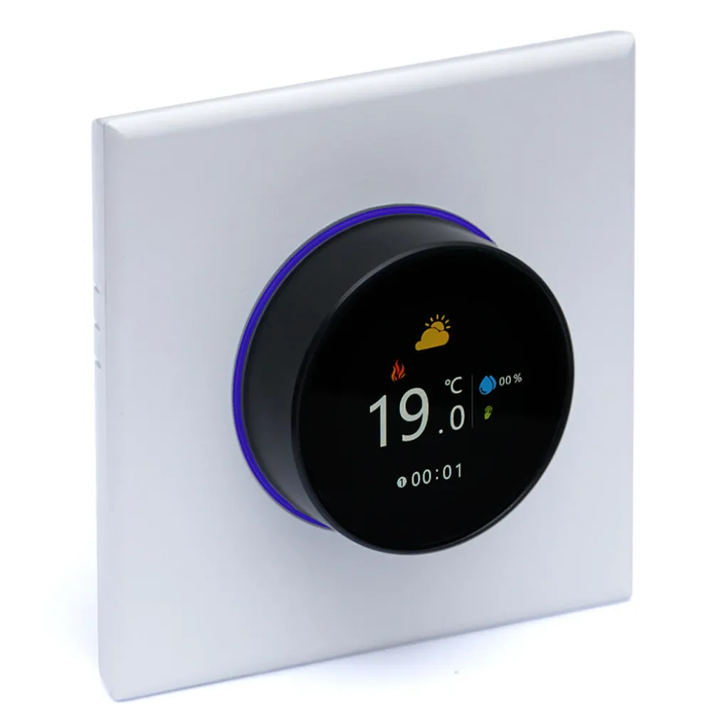 Терморегулятор Heat Plus BHT-6000-W WI-FI сенсорный 16А белый (BHT6000WWF)- Фото 2